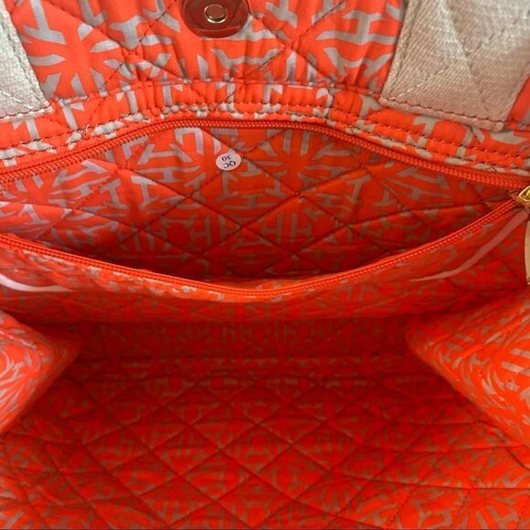 India Hicks Riviera Tote - Poppy Red - Picture 6 of 8